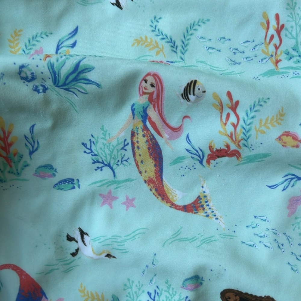 Janie and Jack One-Shoulder Mermaid Swimsuit | 5t - Picture 2 of 2
